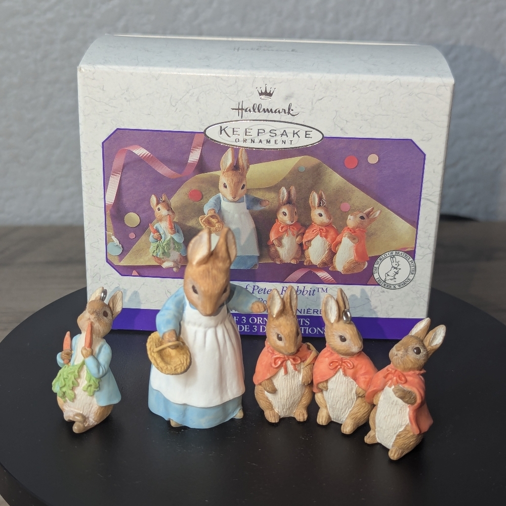 Beatrix Potter Hallmark Ornaments